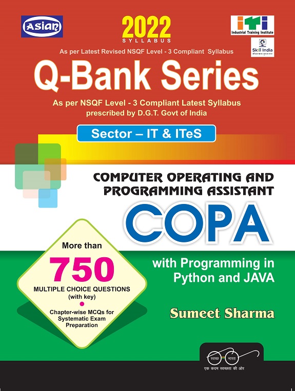 UPTO-DATE Q-BANK COPA WITH PYTHON AND JAVA 2022 SYLLABUS NIMI-DGT PATTERN (NSQF - 3)